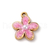 304 Stainless Steel Enamel Charms STAS-D361-01G-02-1