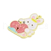 Valentine's Day Alloy Enamel Pendants ENAM-Z015-03G-05-2