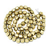 Electroplate Non-magnetic Synthetic Hematite Beads Strands G-S352-68B-01-2