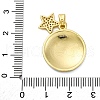 Brass Micro Pave Cubic Zirconia Pendants KK-V009-08G-3