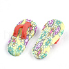 Handmade Polymer Clay Cabochons X-CLAY-S091-12-3