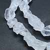Raw Rough Natural Quartz Crystal Beads Strands G-I279-B12-3