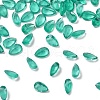 Faceted Natural Green Onyx Agate(Dyed & Heated) Cabochons G-I295-05C-15B-01-1