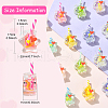 Mother's Day Luminous Acrylic Pendants OACR-CJ0001-45-2