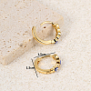 Vintage Brass Evil Eye Hoop Earrings SO6114-4