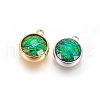 Synthetic Ammolite Charms G-F610-13-1