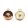 Eco-Friendly Zinc Alloy  Pendants ENAM-R051-15-01G-NR-1