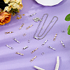 SUPERFINDINGS 20Pcs 2 Colors Eco-Friendly Brass Watch Band Clasps KK-FH0007-67-5