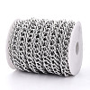 Aluminium Two Tone Rhombus Link Chains CHA-N004-05P-2