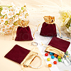 Beebeecraft Rectangle Velvet Jewelry Pouches Bags TP-BBC0001-09A-02-4