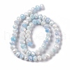 Faceted Electroplated Glass Beads Strands X-GLAA-C023-02A-3
