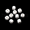 Spray Painted Wooden Beads WOOD-P021-01A-30-1