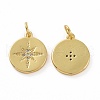 Brass Micro Pave Cubic Zirconia Pendants KK-E068-VF046-1