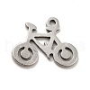 Non-Tarnish 201 Stainless Steel Pendants STAS-A066-05P-3