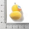 Resin Pendants RESI-Q007-01F-3