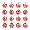 Golden Plated Alloy Enamel Charms X-ENAM-S118-08D-2