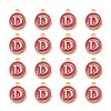 Golden Plated Alloy Enamel Charms X-ENAM-S118-08D-2