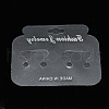 Plastic Hair Tie Display Cards CDIS-R034-57-3