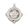 304 Stainless Steel Pendants STAS-M116-06P-1