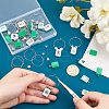 CHGCRAFT 14 Style Resin Pendants RESI-CA0001-19-3