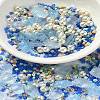 Ocean Theme Diy Painted Glass Beads DIY-YW0008-82F-1