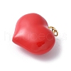 Brass Enamel Pendants KK-D336-08G-04-2