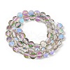 Electroplate Glass Beads Strands EGLA-L045-G-HR01-2