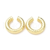 Rack Plating Brass Cuff Earrings for Women EJEW-G352-09G-1