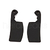 Spray Painted Alloy Pendants PALLOY-K003-15-2