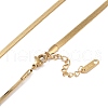 Ion Plating(IP) 304 Stainless Steel Snake Chain Necklaces NJEW-G081-12G-3