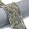 Natural Dalmatian Jasper Beads Strands G-P575-A01-4x2mm-1