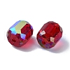 AB Color Plated Glass Beads GLAA-F108-12B-10-2