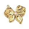 Plastic Pearl Pendants STAS-Q360-03H-G-1