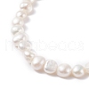 Mother's Day Jewellery Vintage Natural Pearl Beaded Necklace for Women X-NJEW-JN03787-02-4