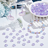 SUNNYCLUE 300Pcs Eco-Friendly Transparent Acrylic Beads OACR-SC0001-68C-4