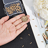 Beebeecraft 80Pcs Brass Charms KK-BBC0014-10B-3