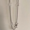 Star Alloy Curb Chain Necklaces for Women FS-WGED23F-01-4