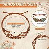 12Pcs Adjustable Braided Nylon Cord Macrame Pouch Bracelet Making AJEW-SW00010-02-2