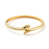 Bling Snake Cubic Zirconia Cuff Bangle BJEW-D448-02G-RS-2