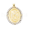 Rack Plating Brass Pendants KK-P269-14G-B-1