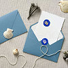 Brass Wax Seal Stamp AJEW-WH0337-011-4