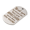 Non-Tarnish 201 Stainless Steel Pendants STAS-L079-10P-2