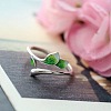 Alloy Enamel Open Cuff Rings for Women FS-WG3FF40-02-2