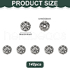 FINGERINSPIRE 140Pcs Tibetan Style Alloy Beads FIND-FG0003-83-2