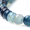 Natural Striped Agate/Banded Agate Beads Strands G-S259-04C-8mm-3