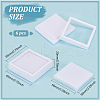 Square Plastic Loose Diamond Storage Boxes CON-WH0095-50A-2