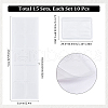 SUNNYCLUE 150Pcs Plastic Necklace Chain Adhesive Pouch for Necklace Display Cards AJEW-SC0003-43-2