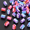 Fixed Mixed 3 Style Handmade Polymer Clay Beads CLAY-S096-012G-1