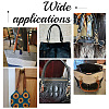 Cowhide & Polycotton Bag Handles PURS-WH0005-92AB-6