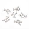 Non-Tarnish 201 Stainless Steel Pendants STAS-L244-04Y-P-1